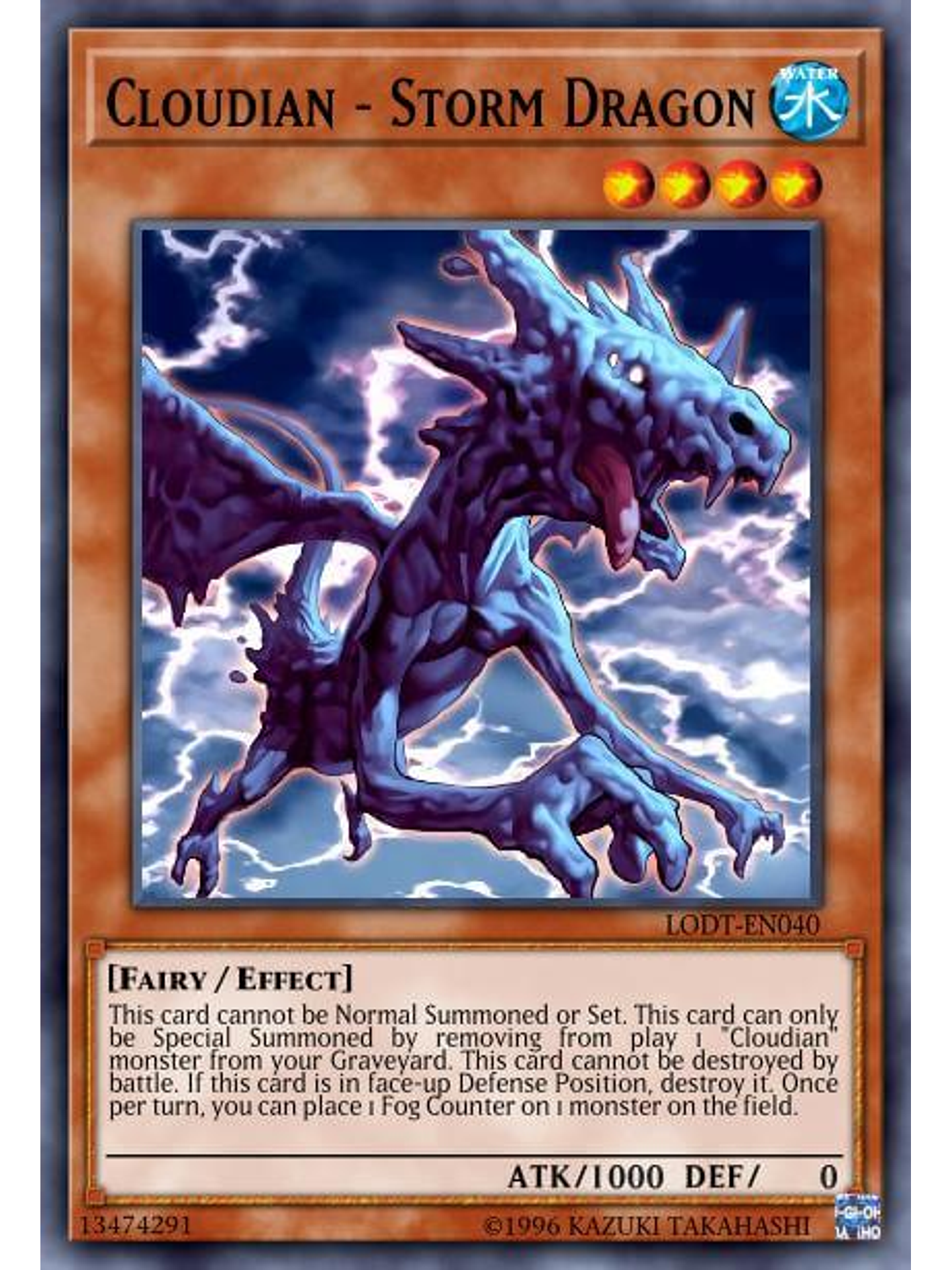 Cloudian - Storm Dragon - SGX3-ENH10 - Common 1st Edition 1