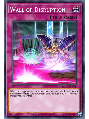 Wall of Disruption - SGX3-ENH20 - Common 1st Edition