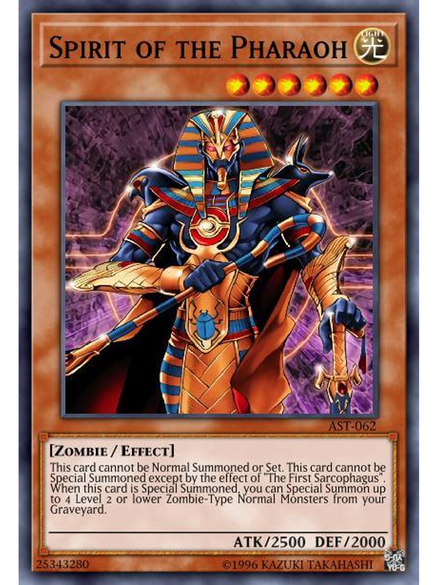 Spirit of the Pharaoh - SGX3-ENI05 - Common 1st Edition 1