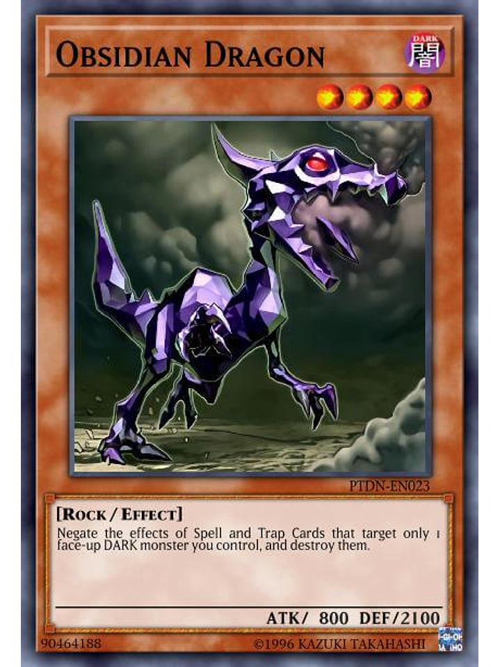 Obsidian Dragon - SGX3-ENI11 - Common 1st Edition 1