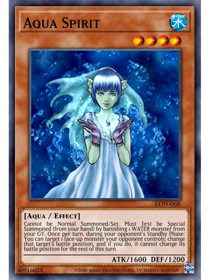 Aqua Spirit - SGX3-ENI20 - Common 1st Edition 1