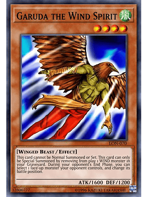 Garuda the Wind Spirit - SGX3-ENI21 - Common 1st Edition