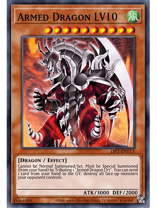 Armed Dragon LV10 - SGX3-ENI27 - Common 1st Edition