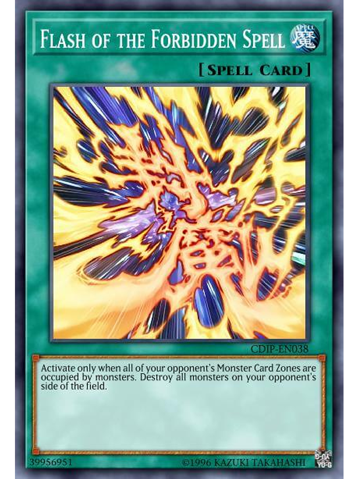 Flash of the Forbidden Spell - SGX3-ENI33 - Common 1st Edition 1