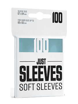 Protectores Standard Just Sleeves Soft Clear (x100)