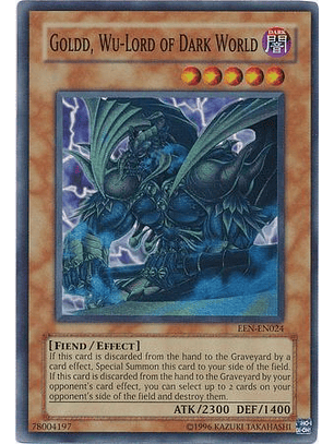 Goldd, Wu-Lord of Dark World - EEN-EN024 - Super Rare Unlimited