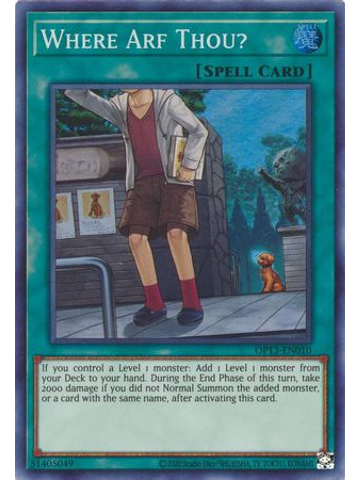 Where Arf Thou? - OP13-EN010 - Super Rare 1