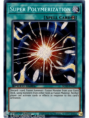 Super Polymerization - SGX3-ENA17 - Secret Rare 1st Edition