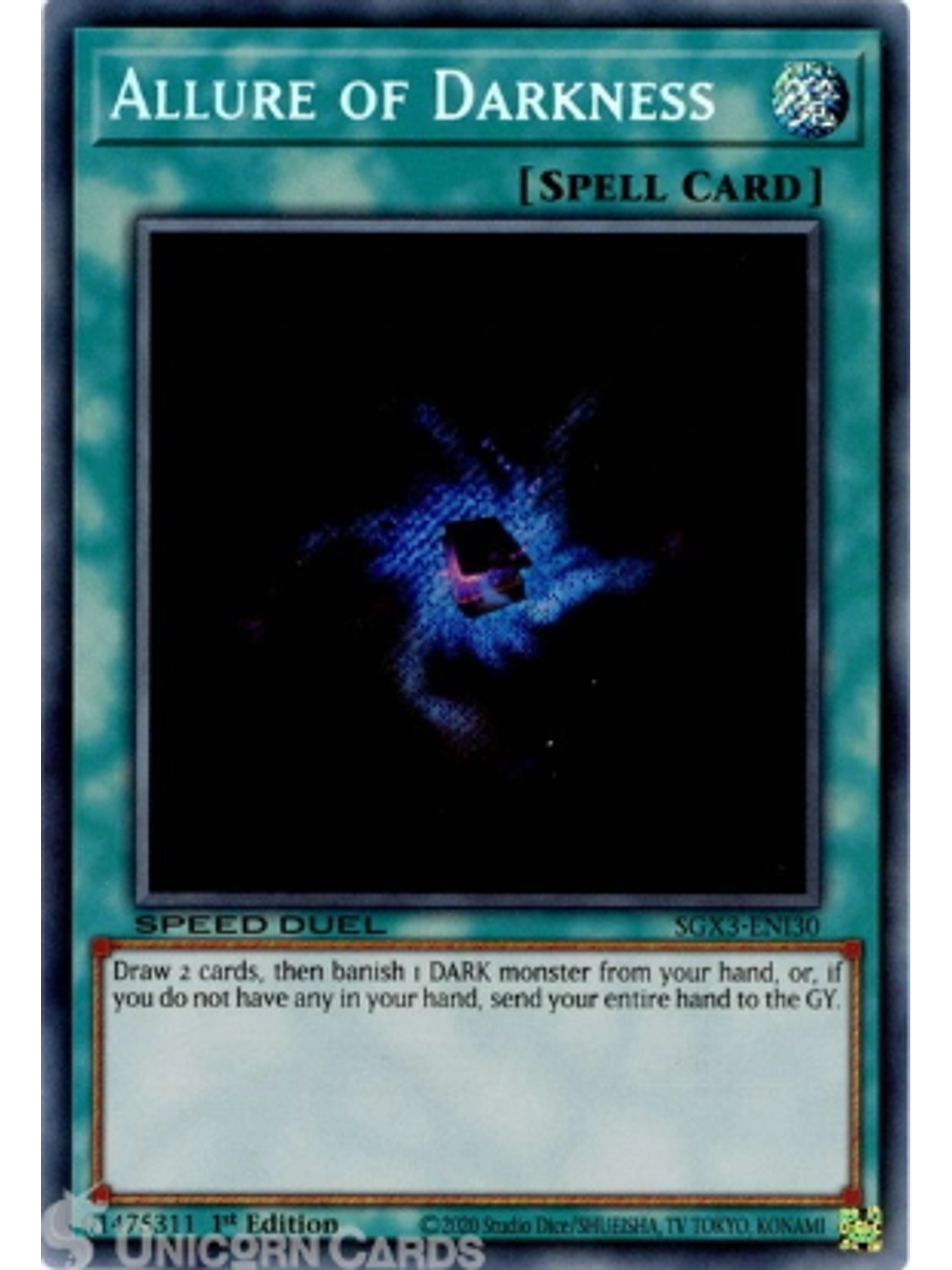 Allure of Darkness - SGX3-ENI30 - Secret Rare 1st Edition 1