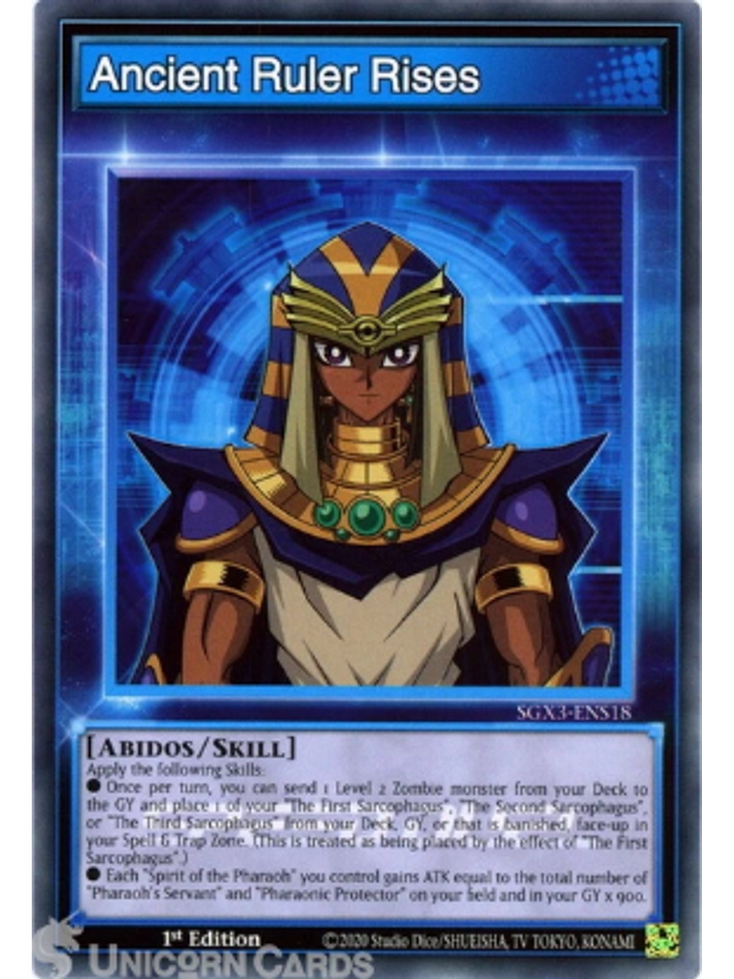 Ancient Ruler Rises - SGX3-ENS18 - Common 1st Edition 1