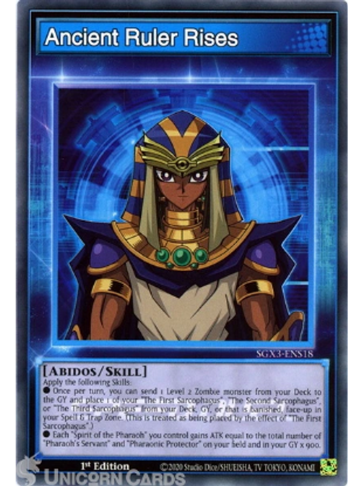 Ancient Ruler Rises - SGX3-ENS18 - Common 1st Edition 1