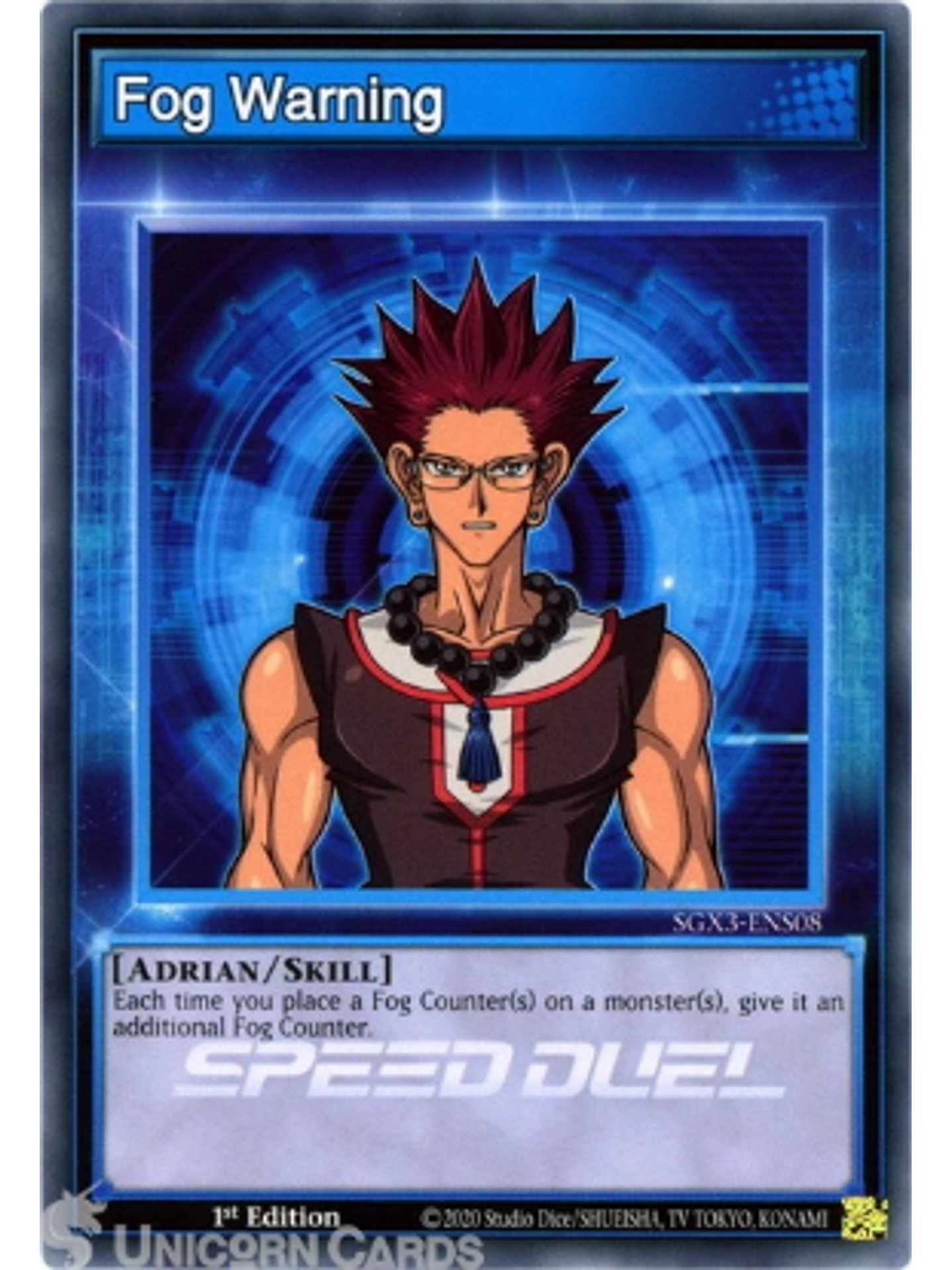 Fog Warning - SGX3-ENS08 - Common 1st Edition 1