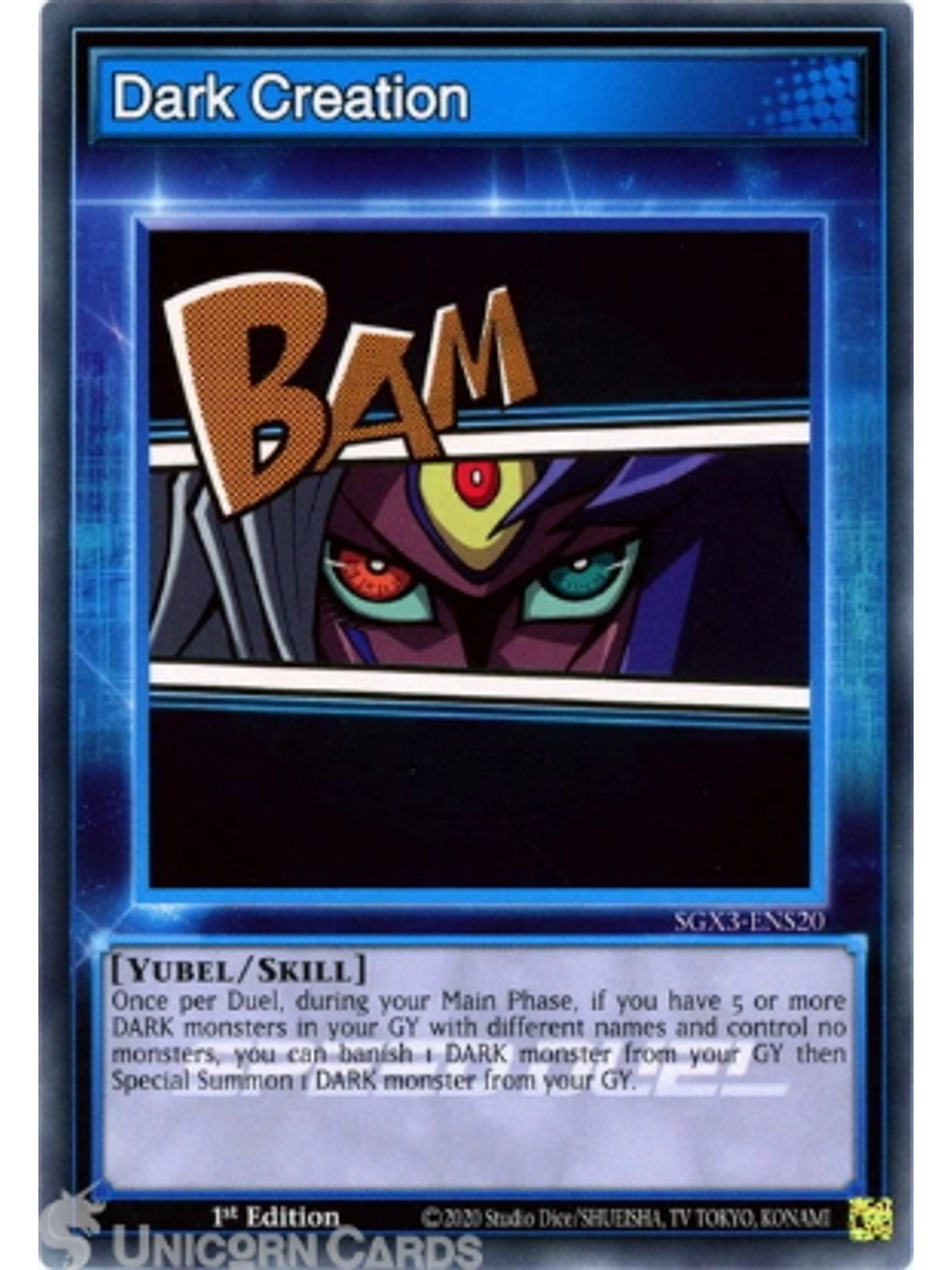 Dark Creation - SGX3-ENS20 - Common 1st Edition 1