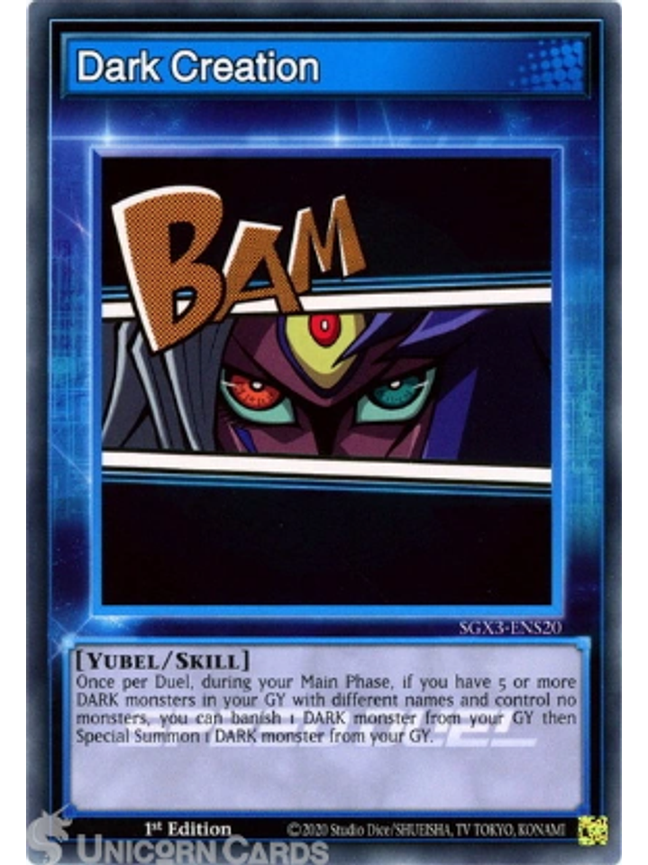 Dark Creation - SGX3-ENS20 - Common 1st Edition 1