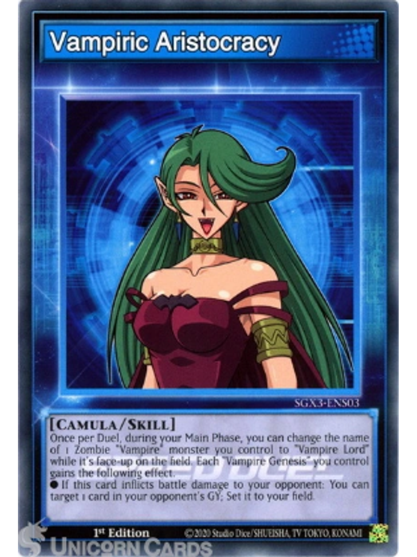 Vampire Aristocracy - SGX3-ENS03 - Common 1st Edition 1