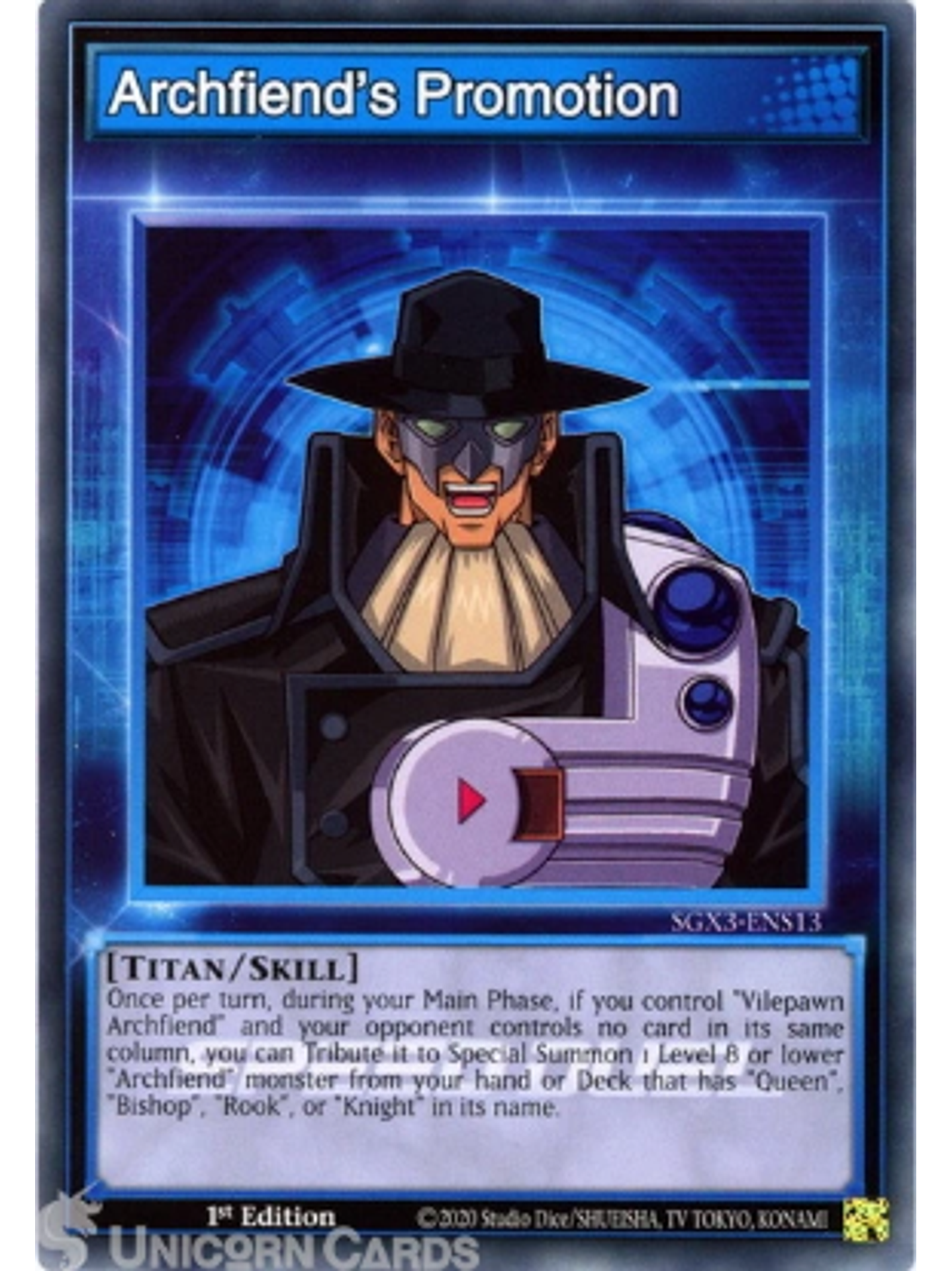 Archfiend's Promotion - SGX3-ENS13 - Common 1st Edition 1