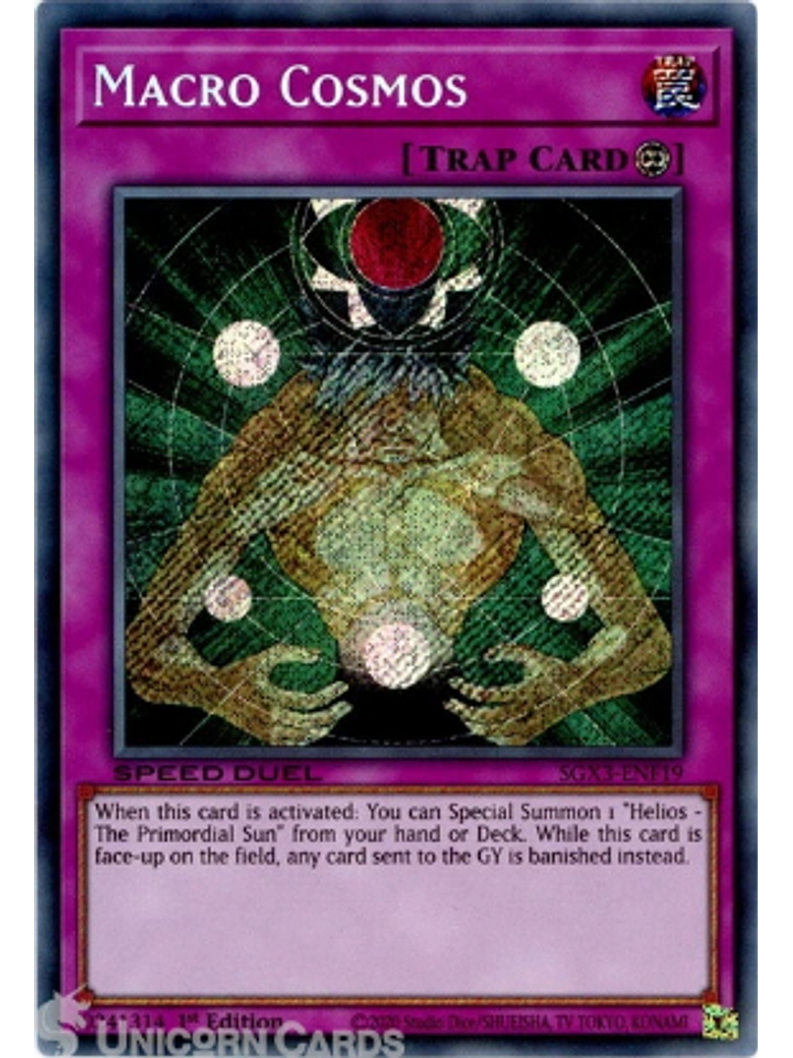 Macro Cosmos - SGX3-ENF19 - Secret Rare 1st Edition 1