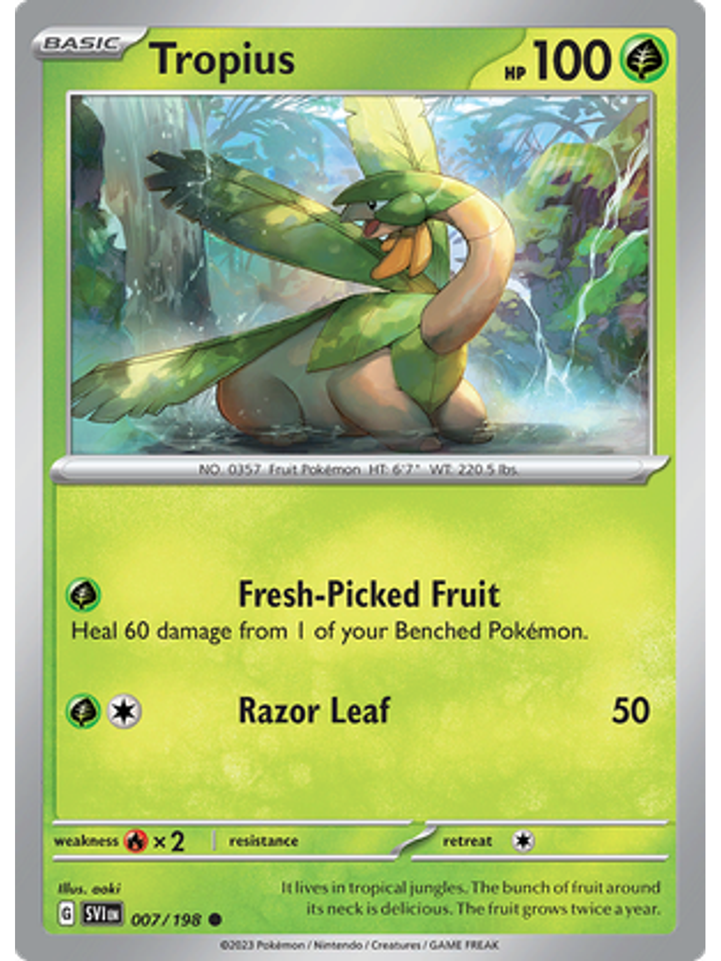 Tropius - 007/198 - Common 1