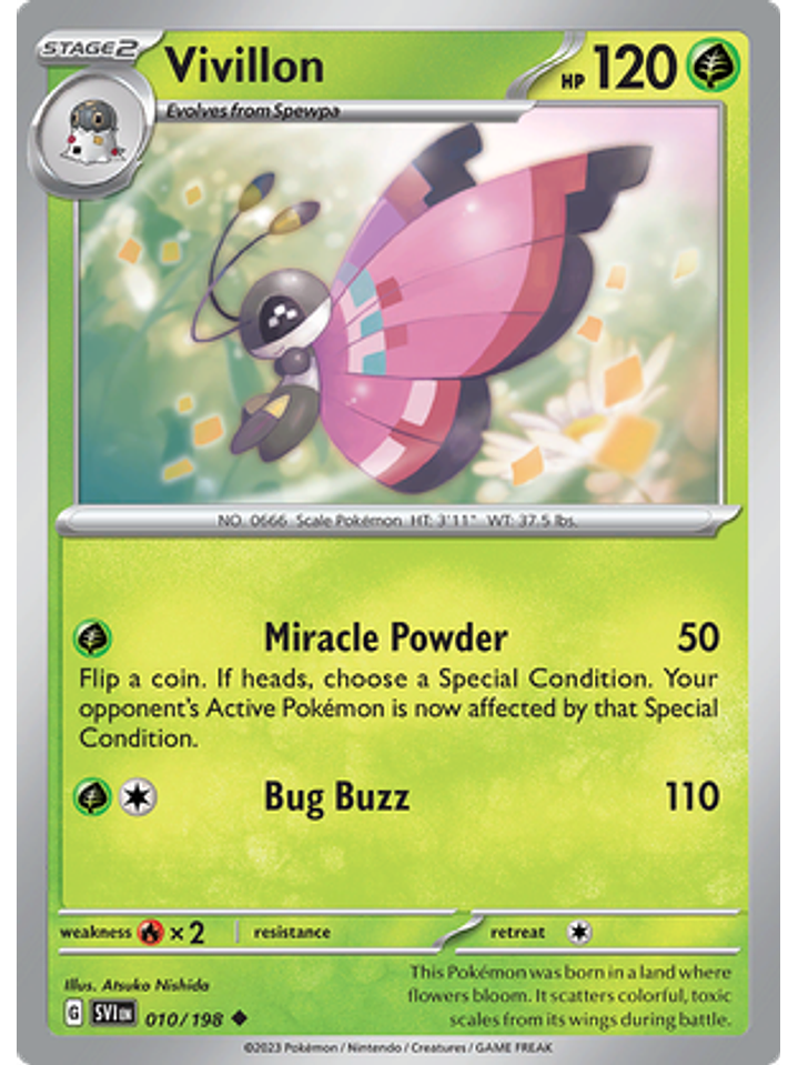 Vivillon - 010/198 - Uncommon 1