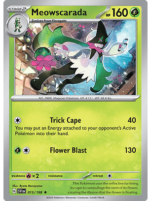 Meowscarada - 015/198 - Holo Rare