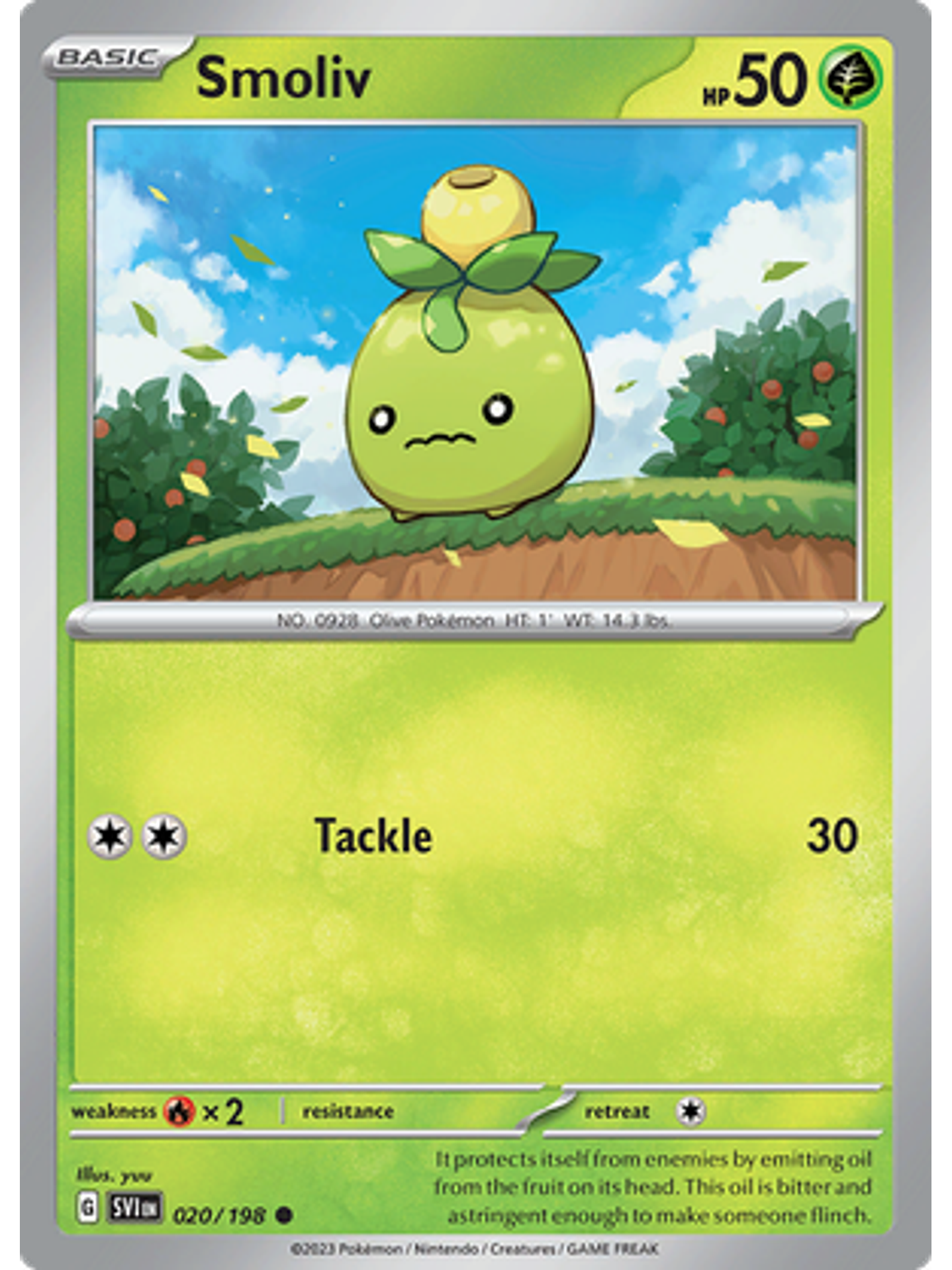 Smoliv - 020/198 - Common Reverse Holo 1