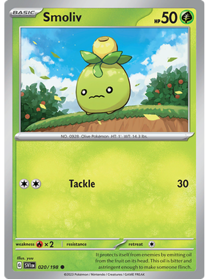 Smoliv - 020/198 - Common Reverse Holo 1