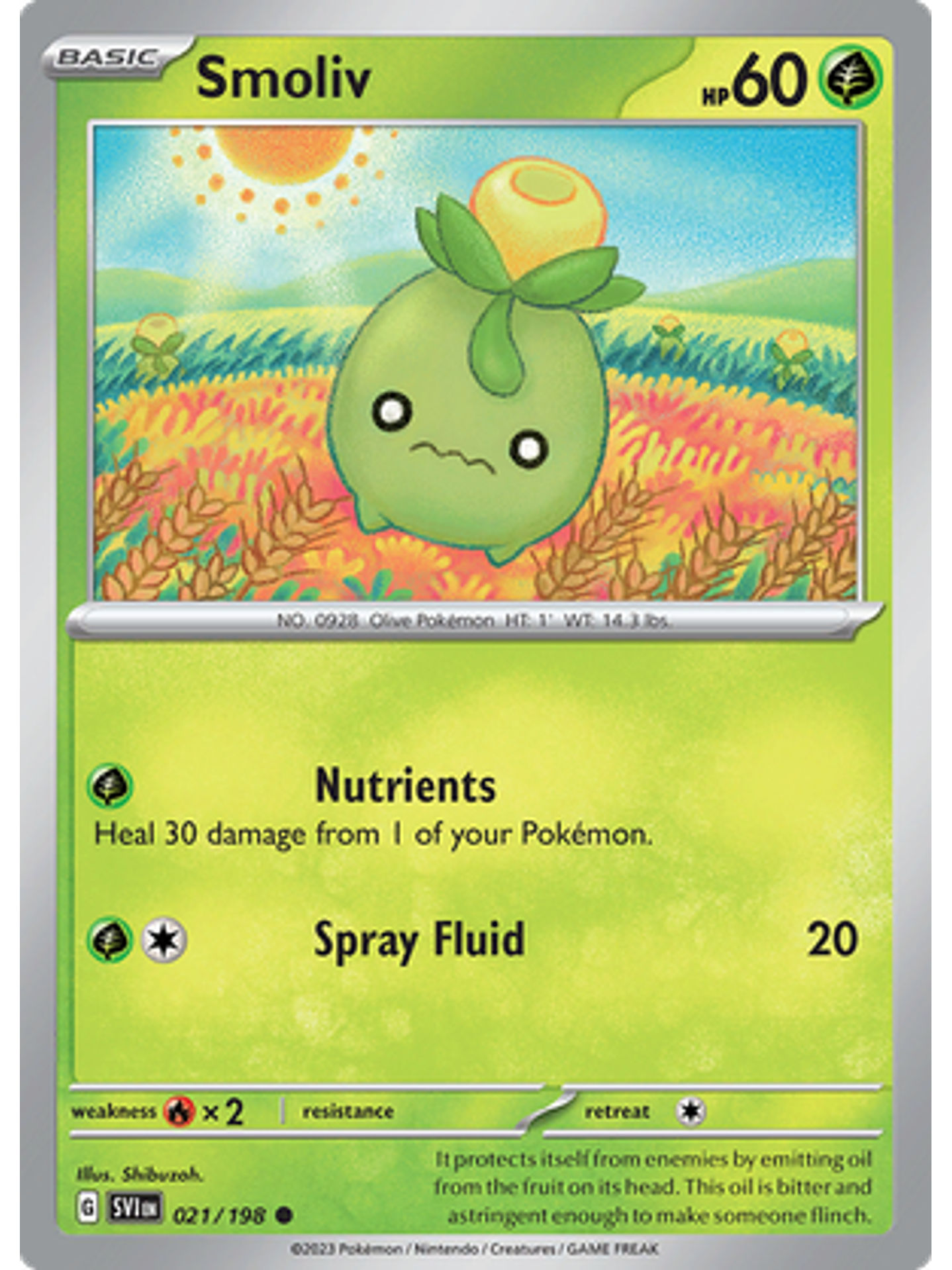 Smoliv - 021/198 - Common Reverse Holo 1