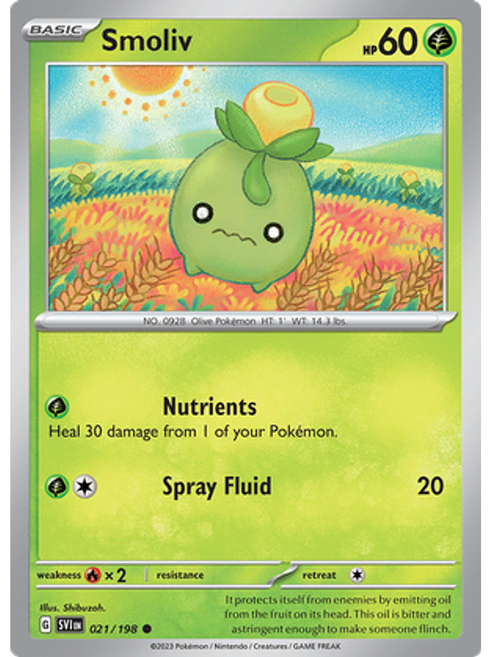 Smoliv - 021/198 - Common Reverse Holo 1