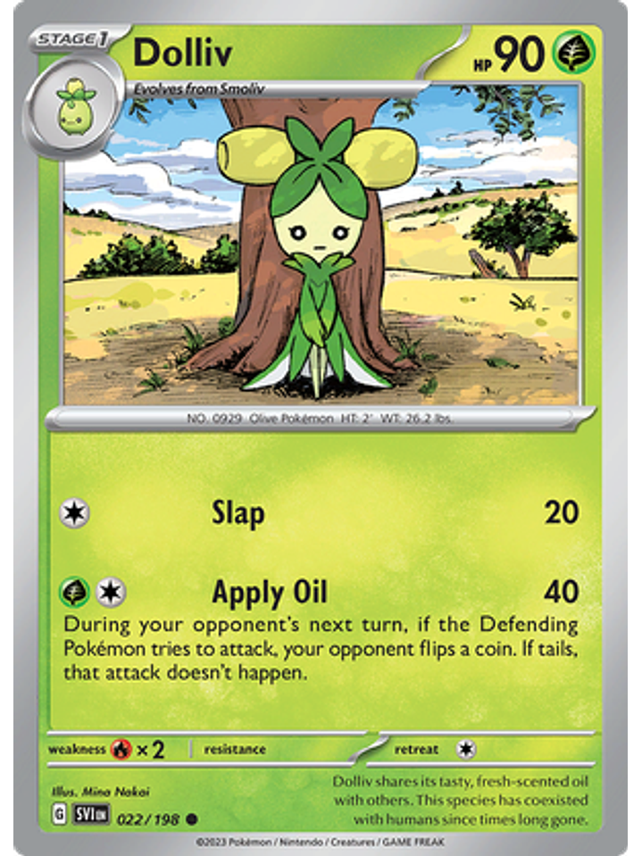 Dolliv - 022/198 - Common Reverse Holo 1