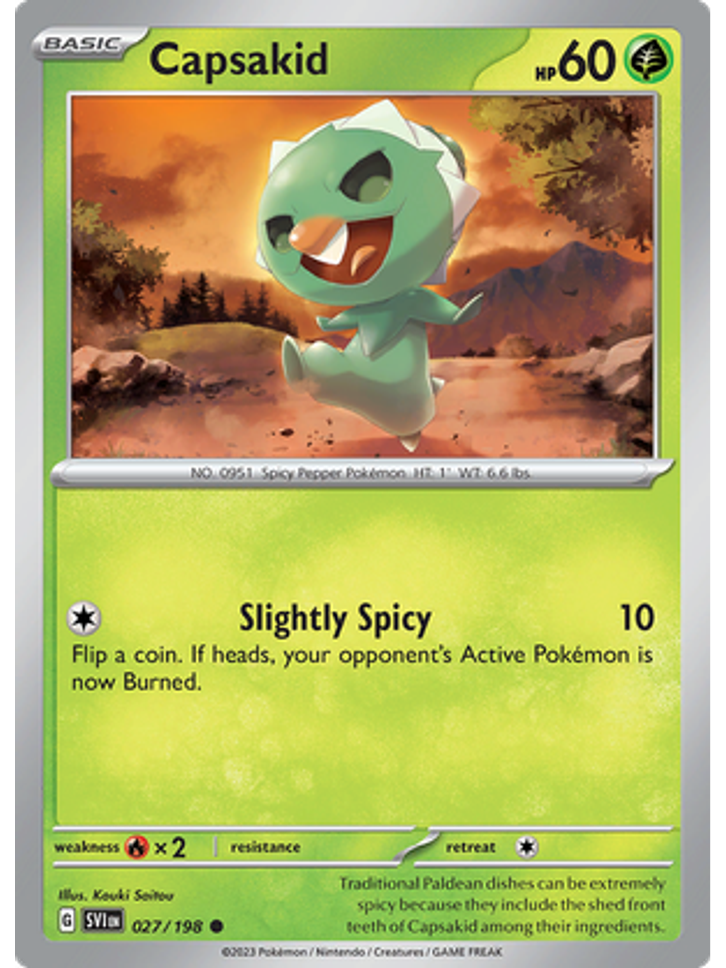 Capsakid - 027/198 - Common Reverse Holo 1