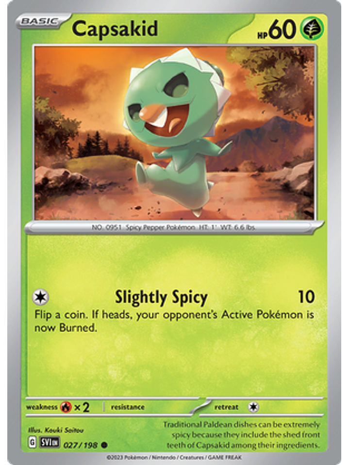 Capsakid - 027/198 - Common Reverse Holo 1