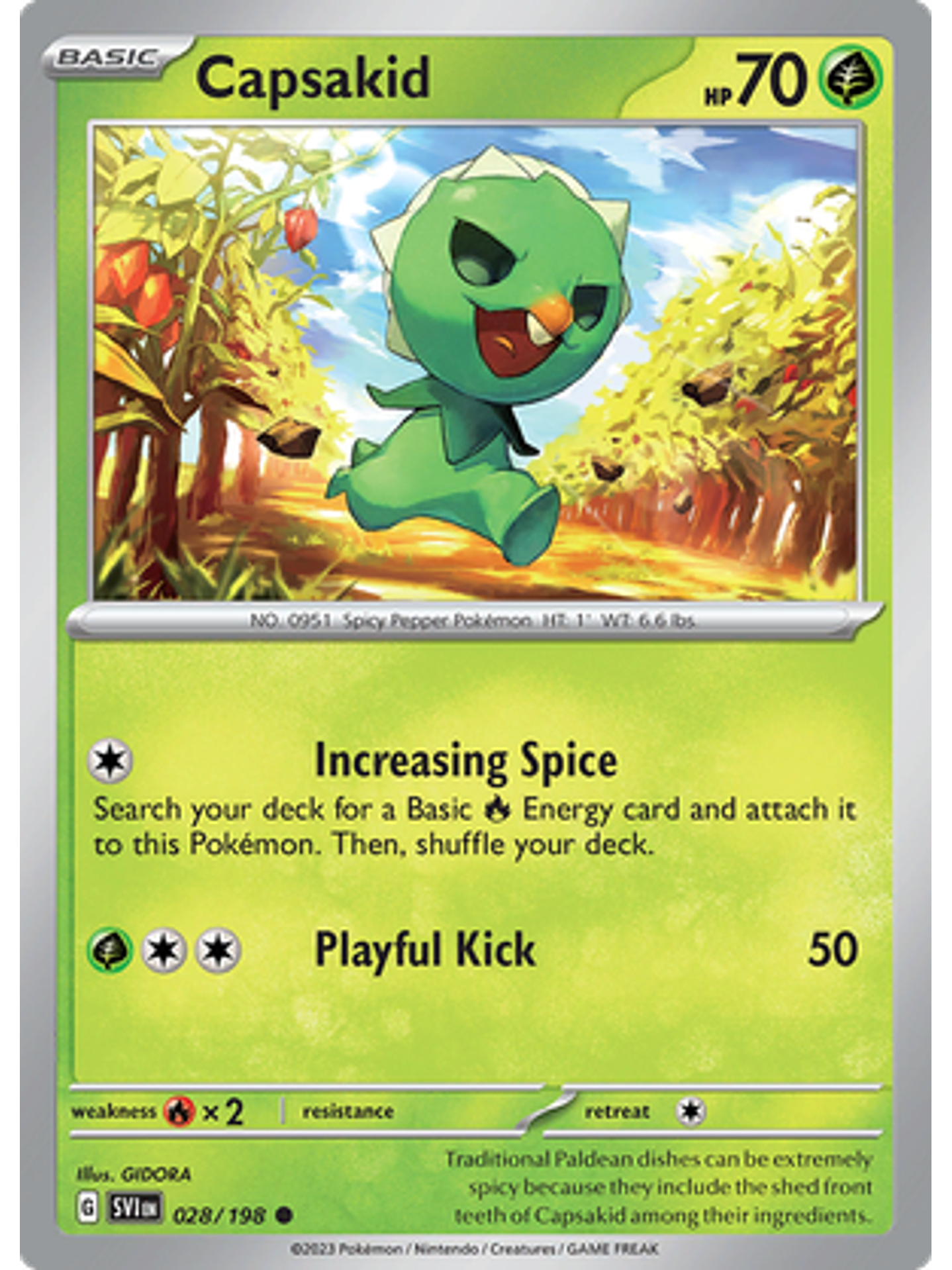 Capsakid - 028/198 - Common Reverse Holo 1