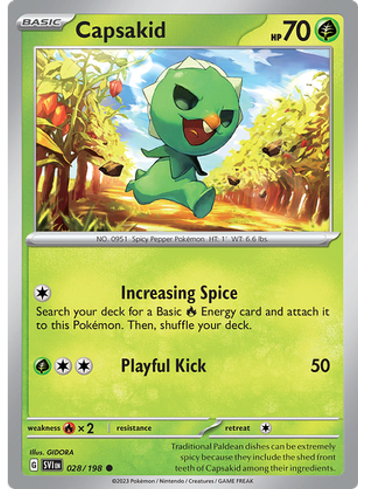 Capsakid - 028/198 - Common Reverse Holo 1