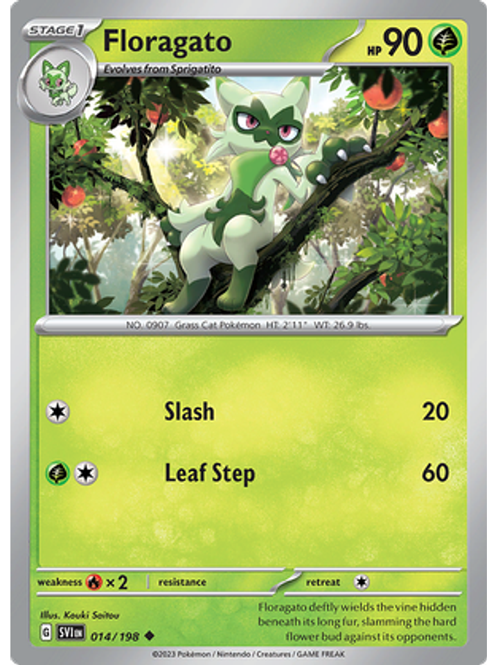 Floragato - 014/198 - Uncommon 1