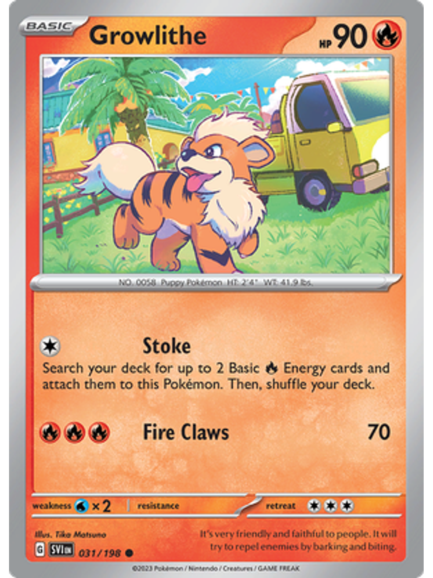 Growlithe - 031/198 - Common 1