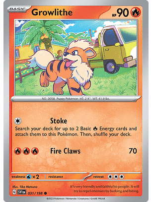Growlithe - 031/198 - Common