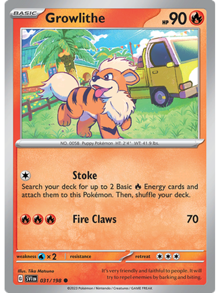 Growlithe - 031/198 - Common 1
