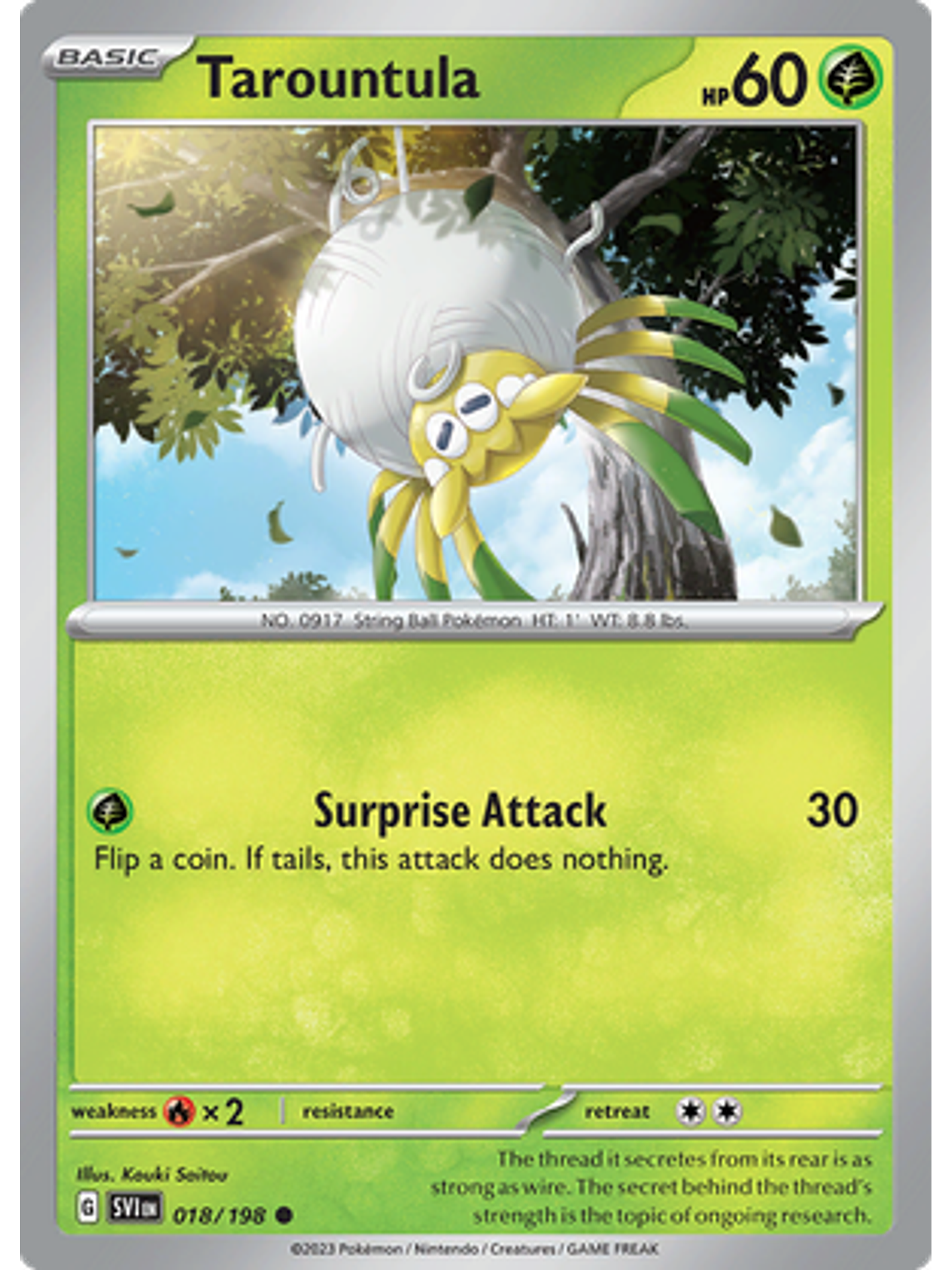 Tarountula - 018/198 - Common Reverse Holo 1