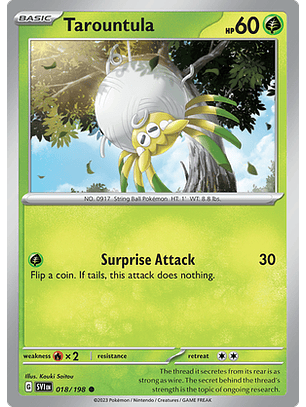 Tarountula - 018/198 - Common Reverse Holo