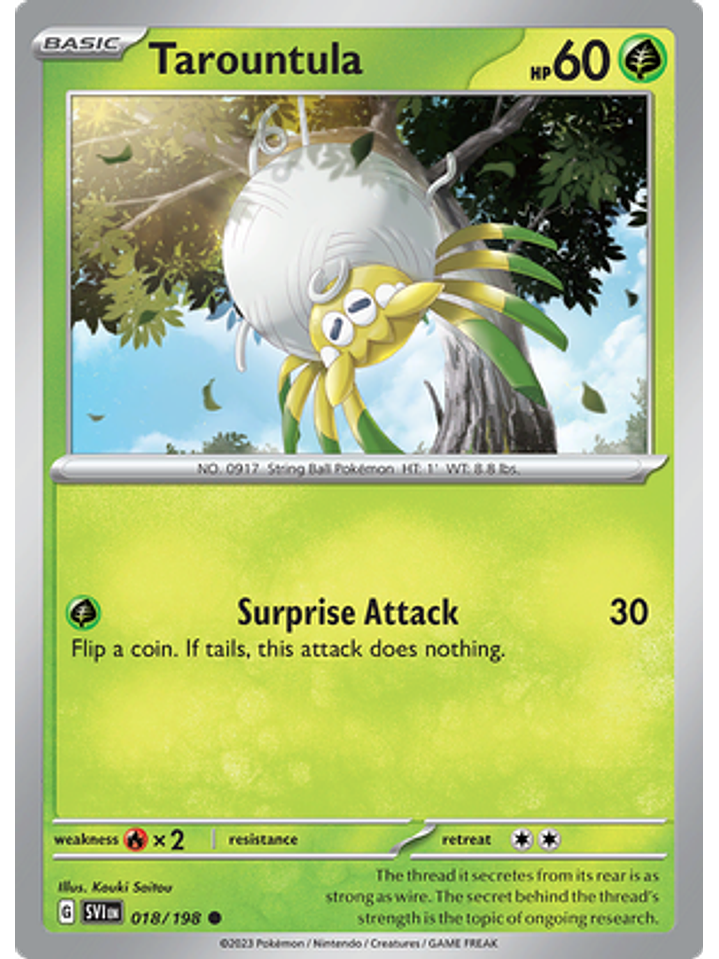 Tarountula - 018/198 - Common Reverse Holo 1