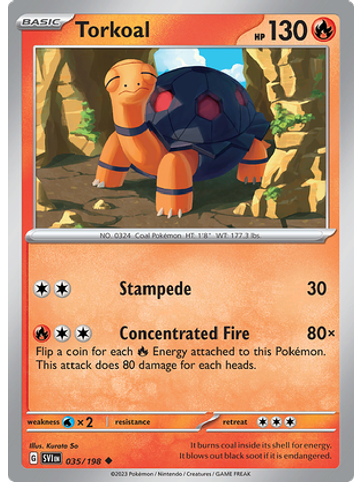 Torkoal - 035/198 - Uncommon 1