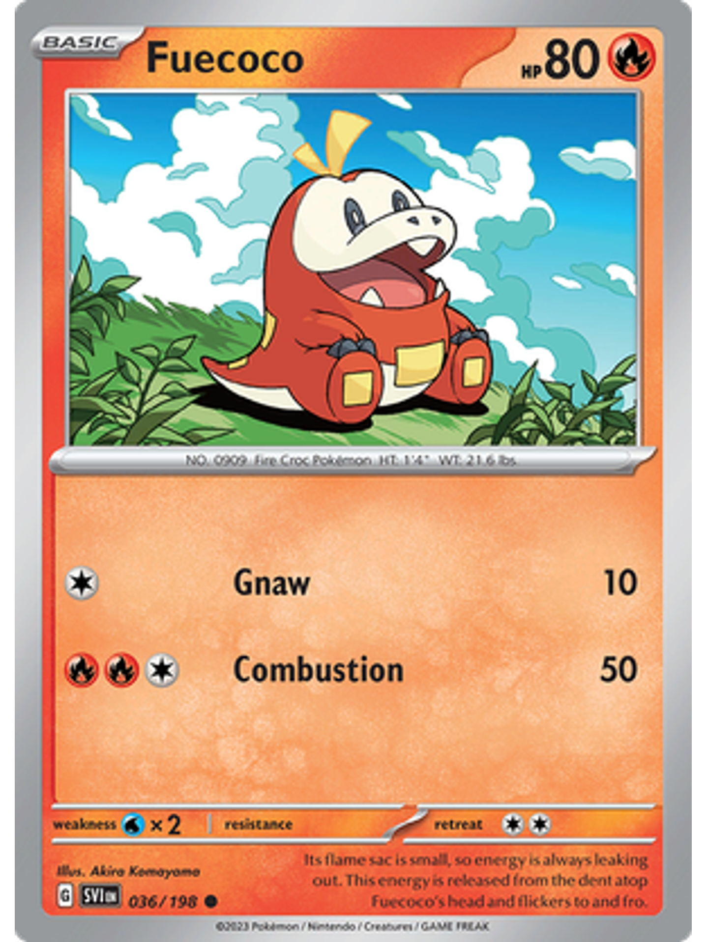 Fuecoco - 036/198 - Common 1