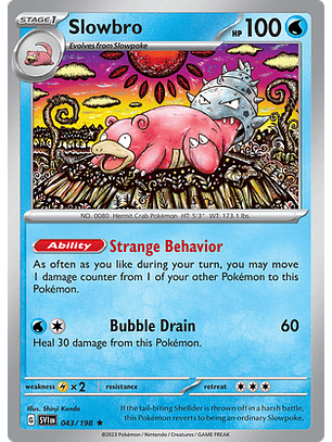 Slowbro - 043/198 - Holo Rare