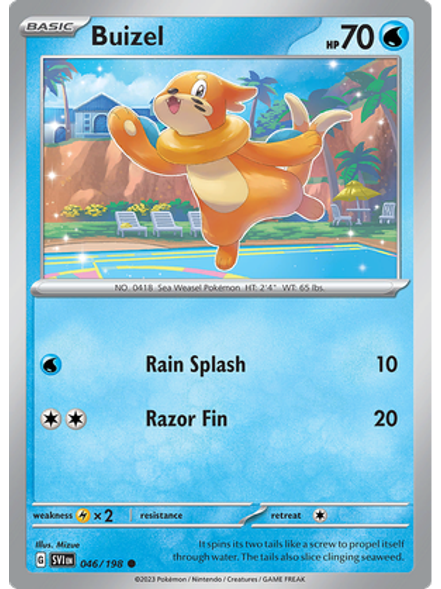 Buizel - 046/198 - Common Reverse Holo 1