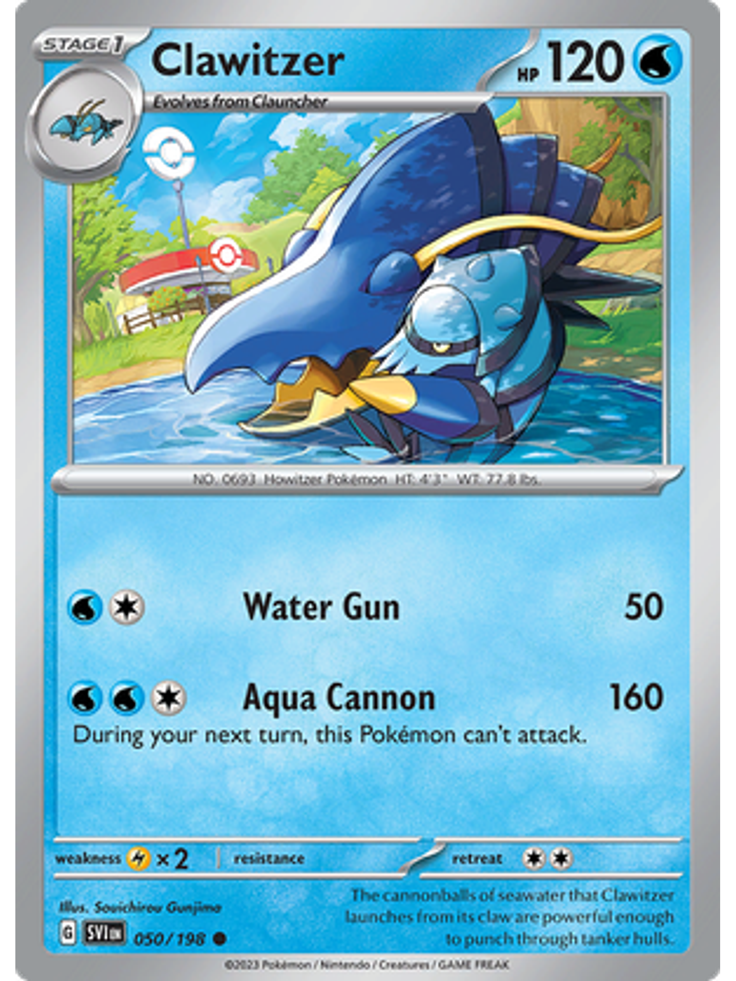 Clawitzer - 050/198 - Common 1