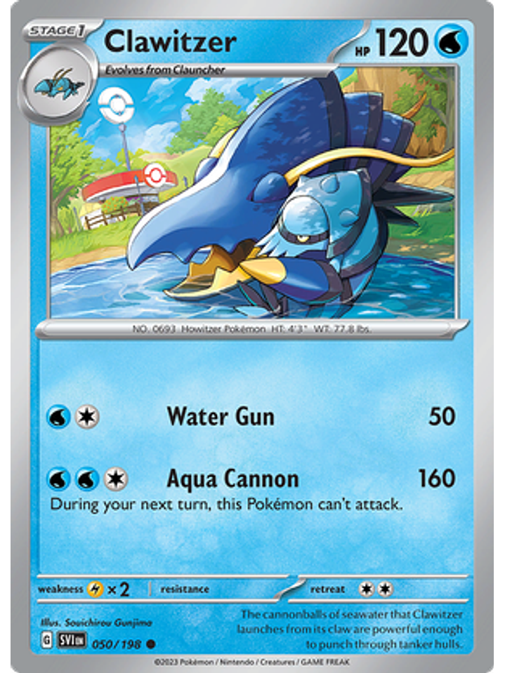 Clawitzer - 050/198 - Common 1