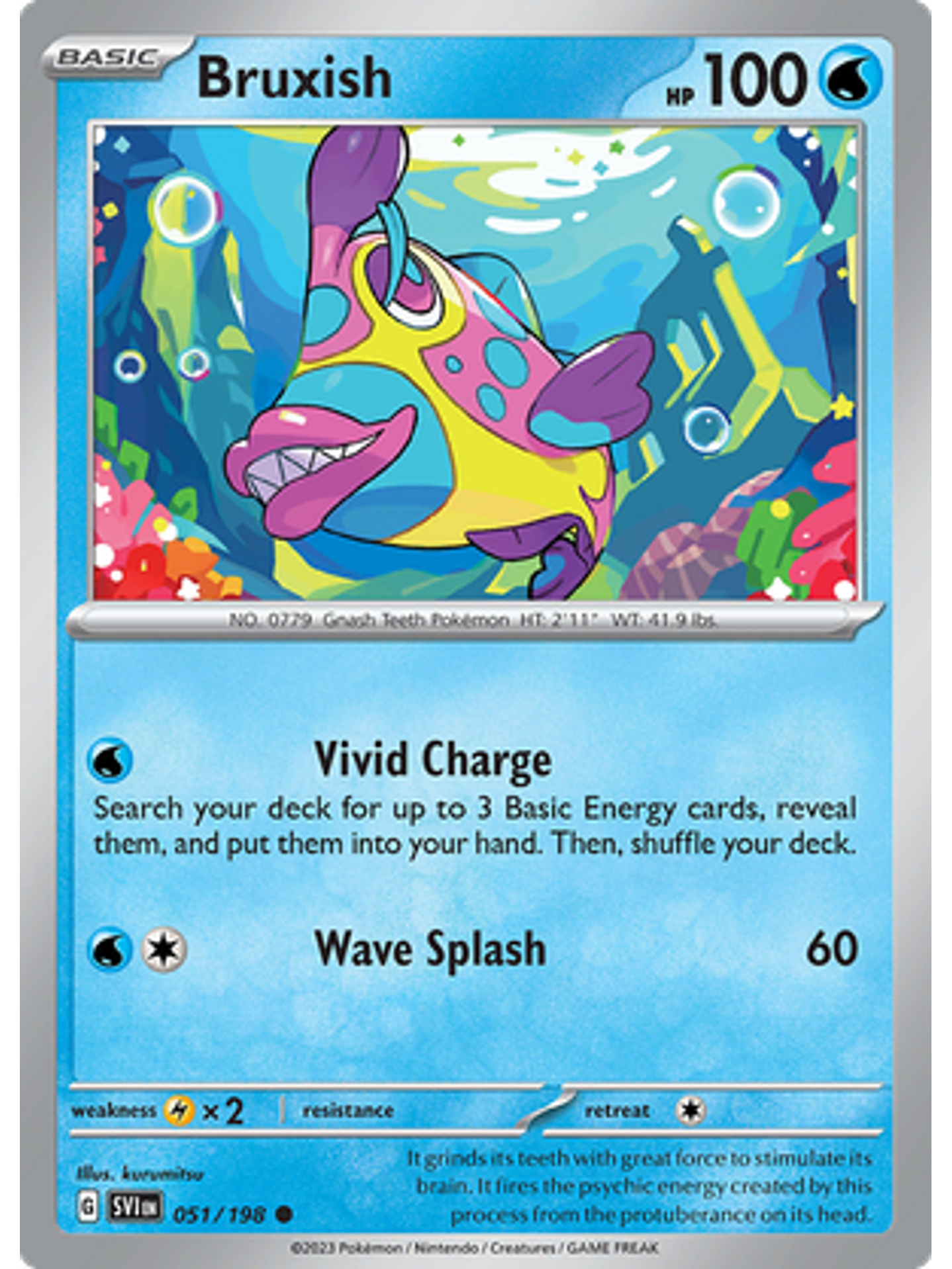 Bruxish - 051/198 - Common Reverse Holo 1