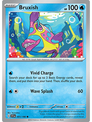 Bruxish - 051/198 - Common Reverse Holo