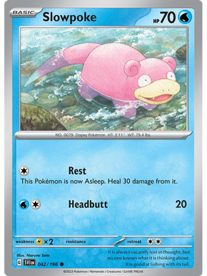Slowpoke - 042/198 - Common 1