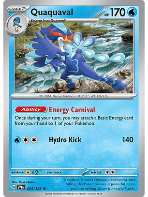 Quaquaval - 054/198 - Holo Rare